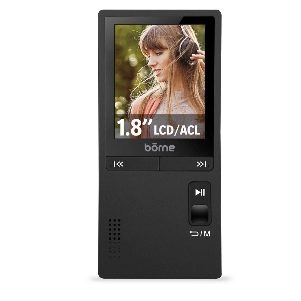 Borne Crossfade 8GB Video MP3 Player (MP375-8BK) - Black - NEW™ with 1.8" LCD
